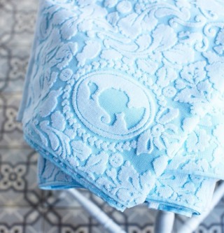 PiP&acute;s  Classic, G&auml;stetuch, Handtuch, Duschtuch, Farbe: blau