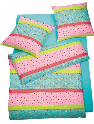 Schlafgut Kinder-  Bettw&auml;sche Jersey 2-tlg.100x135cm +40x60 cm, Brause