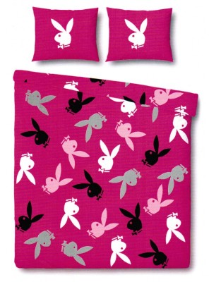 PLAYBOY Biber Bettw&auml;sche FUNNY BUNNY, 2-tlg.155/220cm