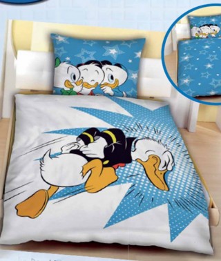 Global Labels Disney Bettw&auml;sche Donald Duck Crash,  2tlg.135x200 cm, Baumwolle-Renforce